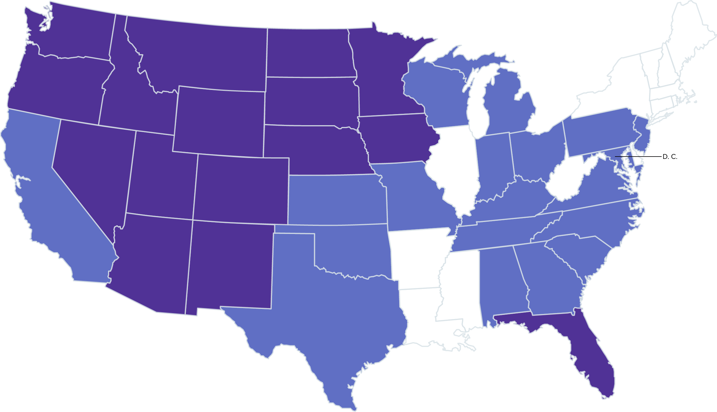 Map of the USA